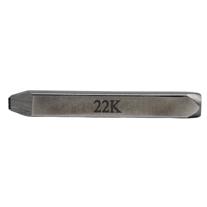 Jewelers Metal Stamp, Hardened Steel, Hallmarking - Clay Revolution