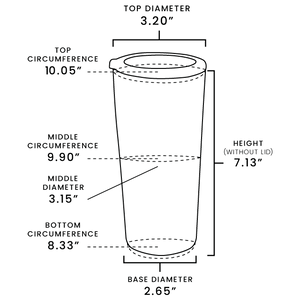 22oz Tapered Tumbler