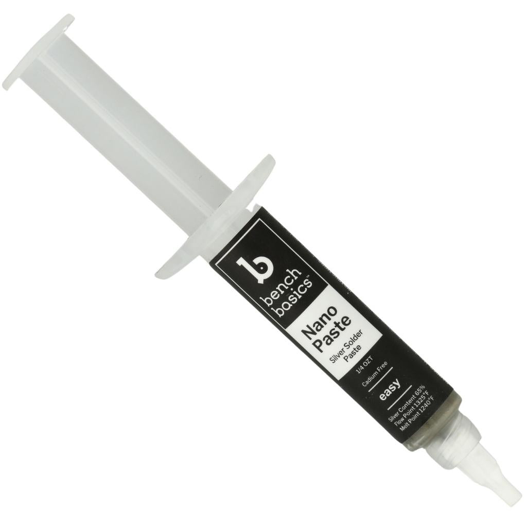 NANO Paste, Silver Solder Paste w/ Dispensing Syringe, 1/4 ozt - Clay Revolution