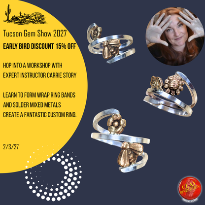 Secret Garden: Mixed Metal Ring with Carrie Story 2-3-27 Tucson