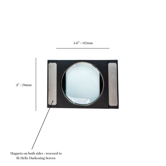 Magnetic Magnifying Attachment for Permanent Jewelry Darkening Screen - Clay Revolution