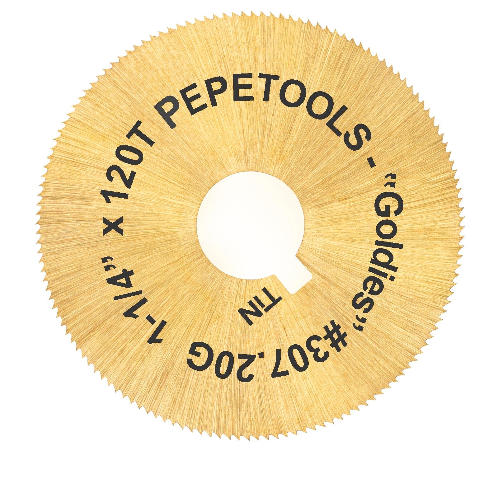 JRM2 Standard Blade TiN Coated "Goldies" 1.25" - Clay Revolution