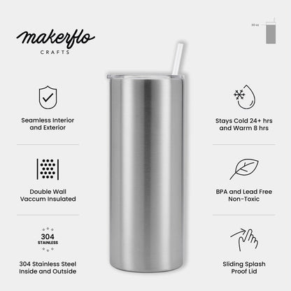 30oz Thick Tumbler - Clay Revolution