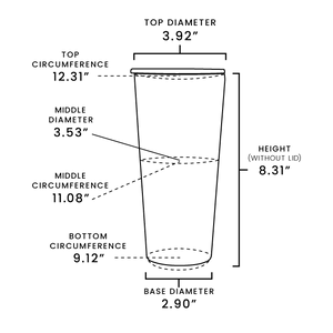 32oz Tapered Tumbler