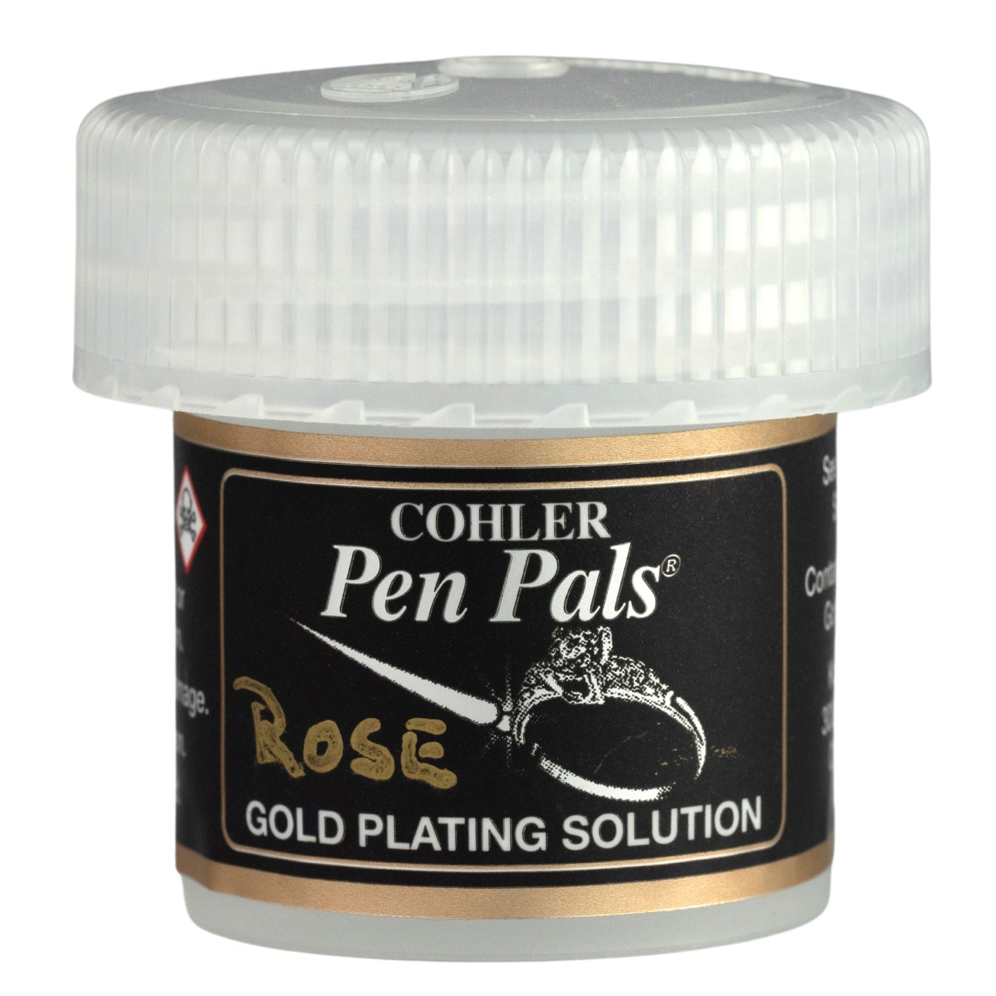 Cohler Gold Pen Plating Solution, 1oz jar, by Krohn Industries - Clay Revolution
