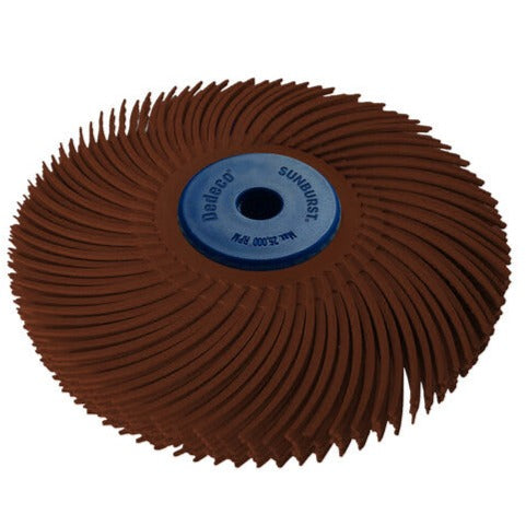 Dedeco® Sunburst® 3" 3-Ply Radial Bristle Disc Assortment - Clay Revolution