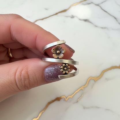 Secret Garden Floral wrap ring