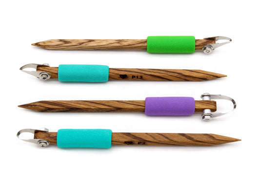 4-Piece Curved Blade U Tip Set - Clay Revolution