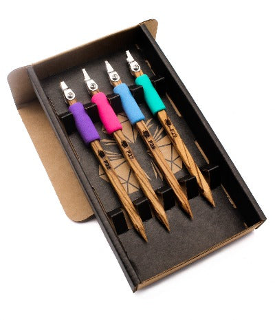 4-Piece Relief-Carving Tool Set 1 - Clay Revolution