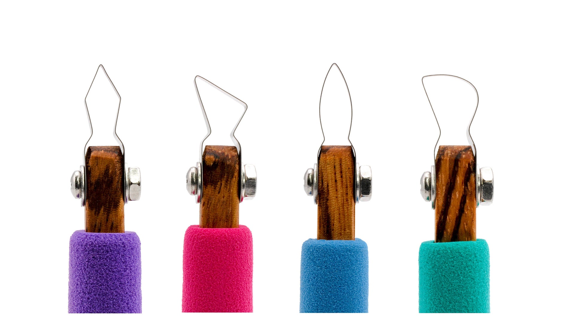 4-Piece Relief-Carving Tool Set 1 - Clay Revolution