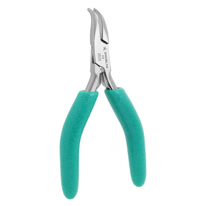 Grounded Bent Nose Pliers for Permanent Jewelry - Clay Revolution
