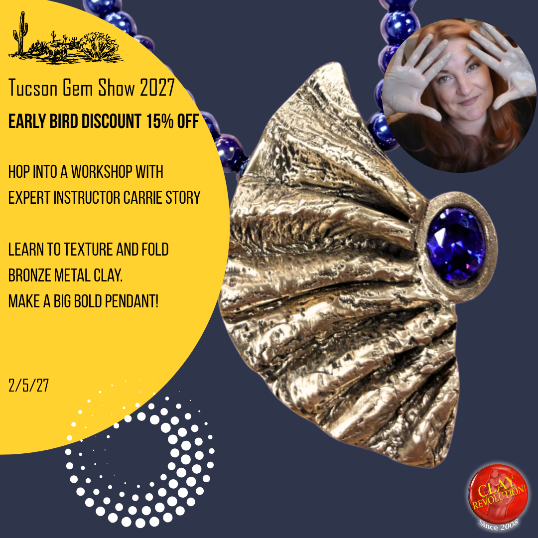 Dramatic Fan Fold Pendant with Carrie Story 2-5-27 Tucson