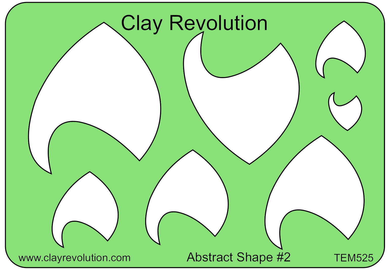 Abstract Shape #2 Template - Clay Revolution