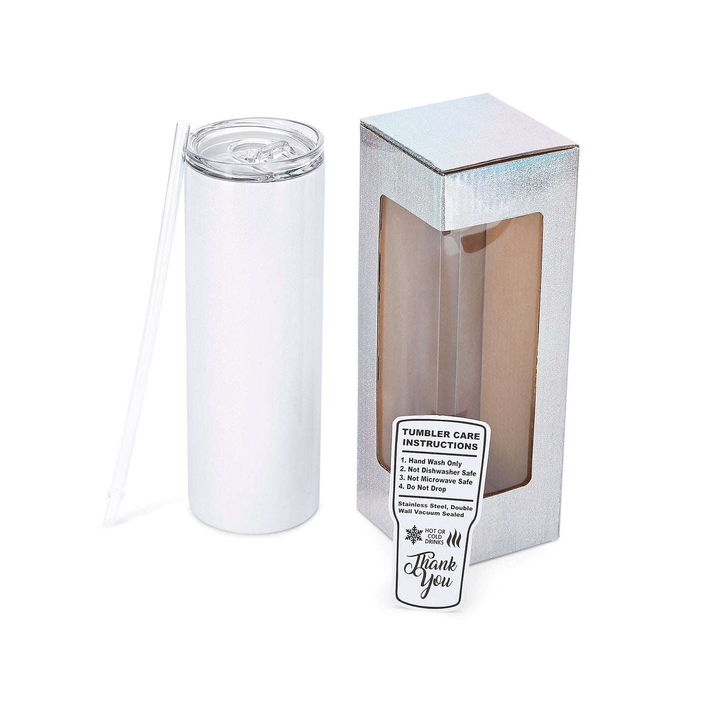 20oz Skinny Tumbler Glitter Shimmer - Clay Revolution