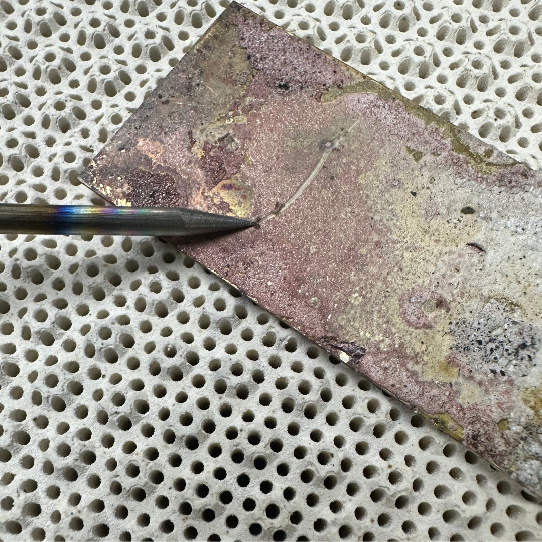 Large 3MM Titanium Solder Pick With Wooden Handle - Clay Revolution