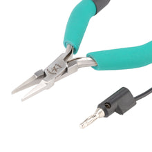 Cargar imagen en el visor de la galería, Grounded Flat Nose Pliers for Permanent Jewelry