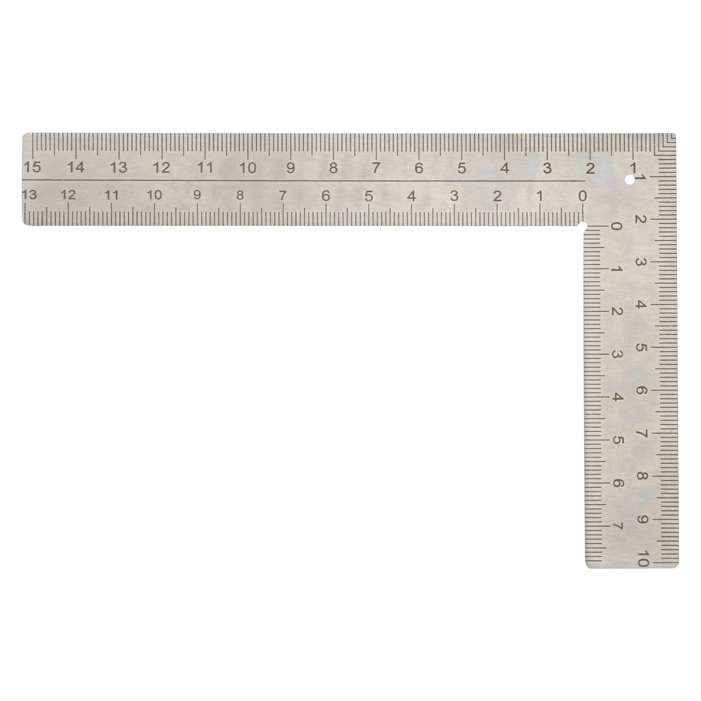 Square Metric Ruler for Metalsmiths and Jewelers, Stainless Steel, 90° - Clay Revolution
