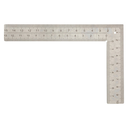 Square Metric Ruler for Metalsmiths and Jewelers, Stainless Steel, 90° - Clay Revolution