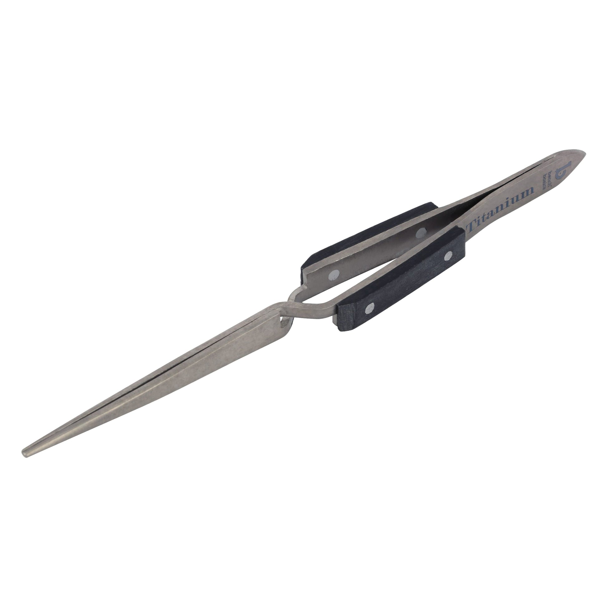 Titanium Tweezer, Cross Locking, Heavy Duty with Fine Point - Clay Revolution