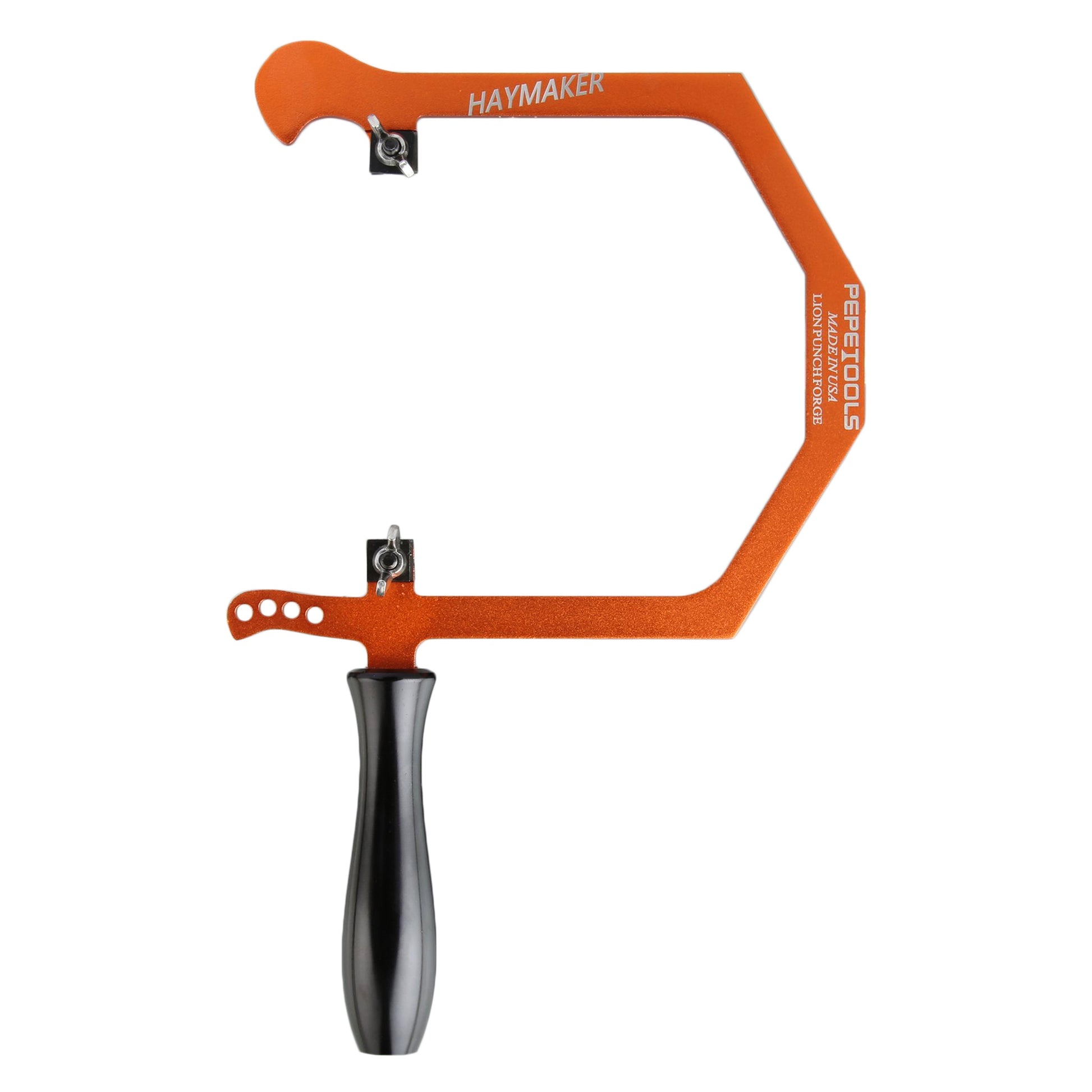 Orange with Black Handle Haymaker, Special Edition Jewelers Saw - Clay Revolution
