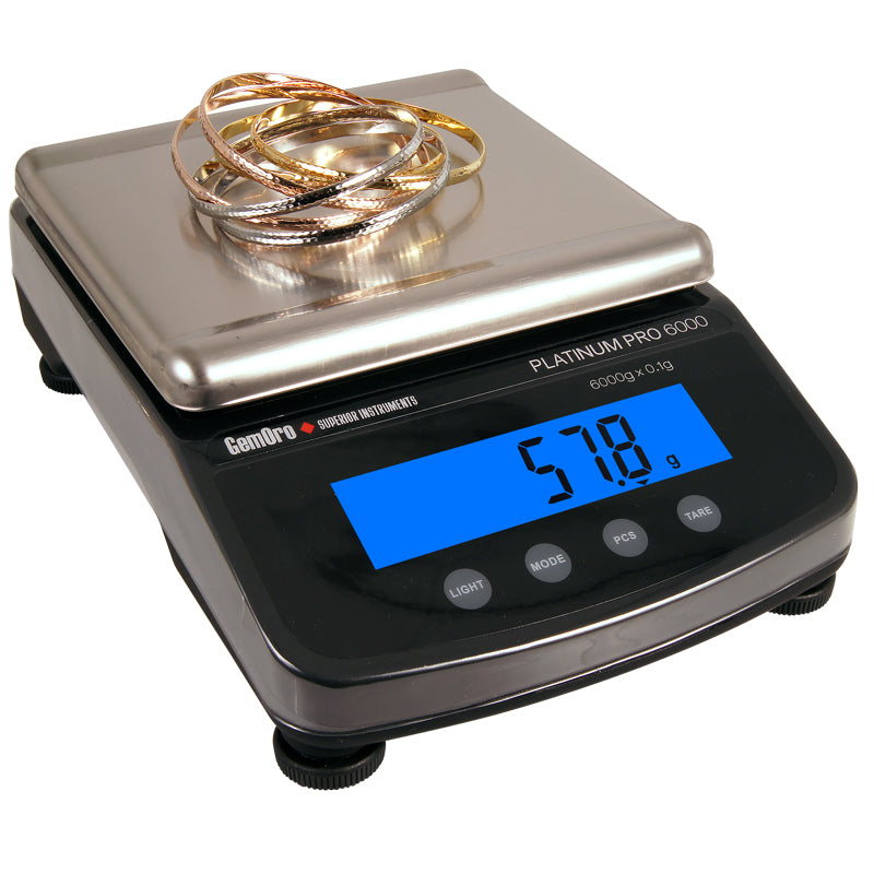 Digital Scale, 6000g x 0.1g - GEMORO PRO6000 - Clay Revolution