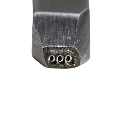 Jewelers Metal Stamp, Hardened Steel, Hallmarking - Clay Revolution