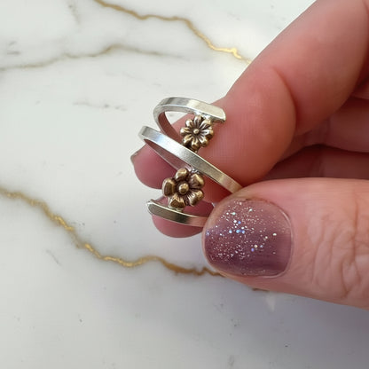 Secret Garden Floral wrap ring