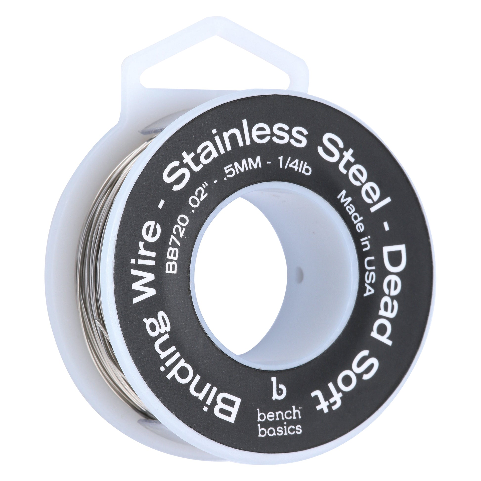 Stainless Steel Wire for Binding and Handling, 1/4lb Spool - Clay Revolution