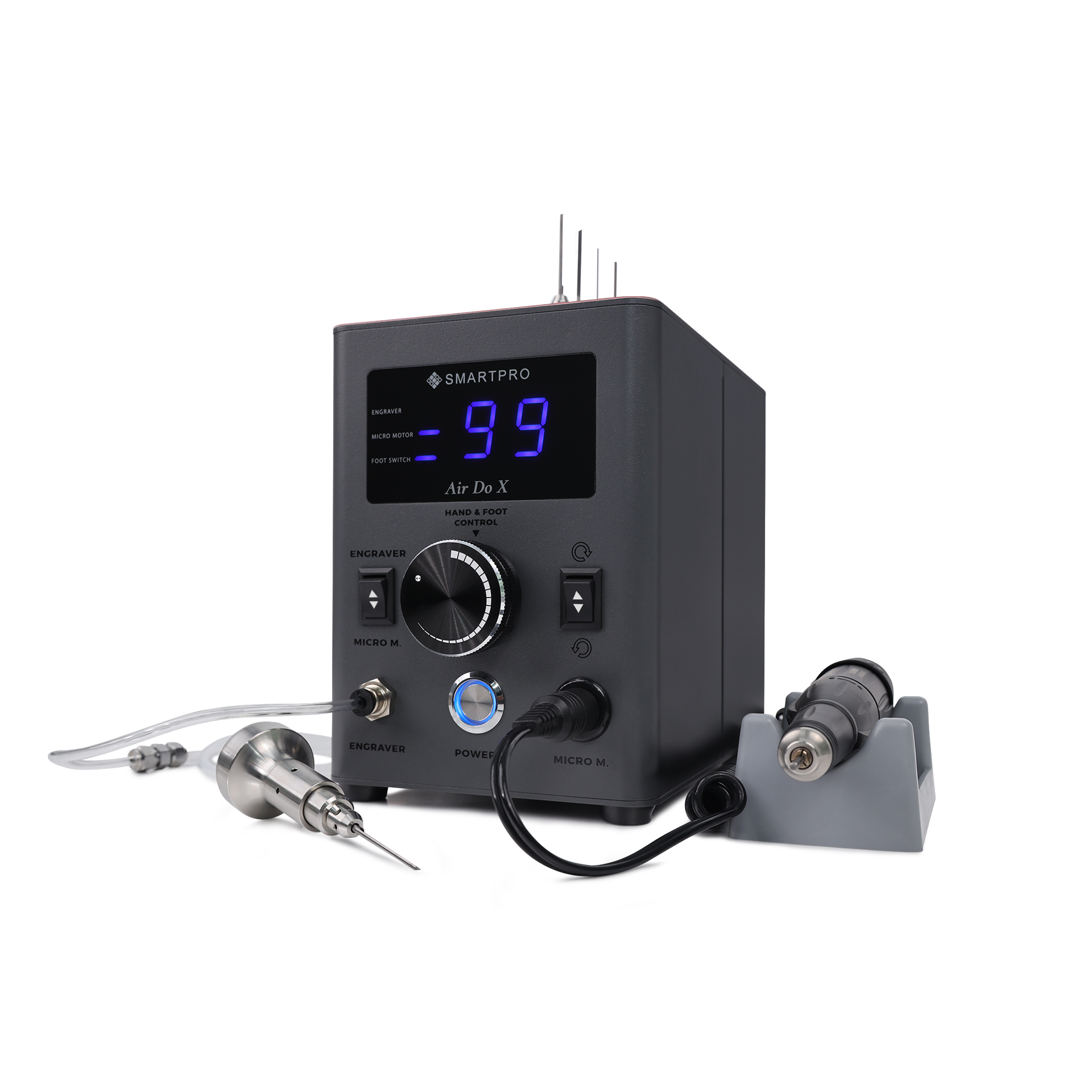 Pneumatic Engraver + Micromotor - Air Do X by Smartpro - Clay Revolution