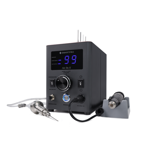 Pneumatic Engraver + Micromotor - Air Do X by Smartpro - Clay Revolution