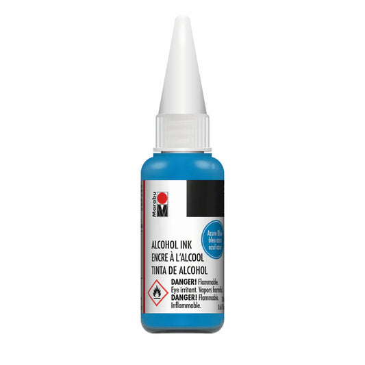 Marabu Alcohol Ink Azure Blue 20ml
