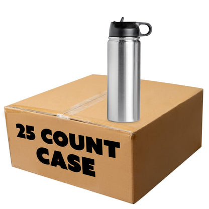 18oz Hydro Water Bottle (2 Lids) - Clay Revolution