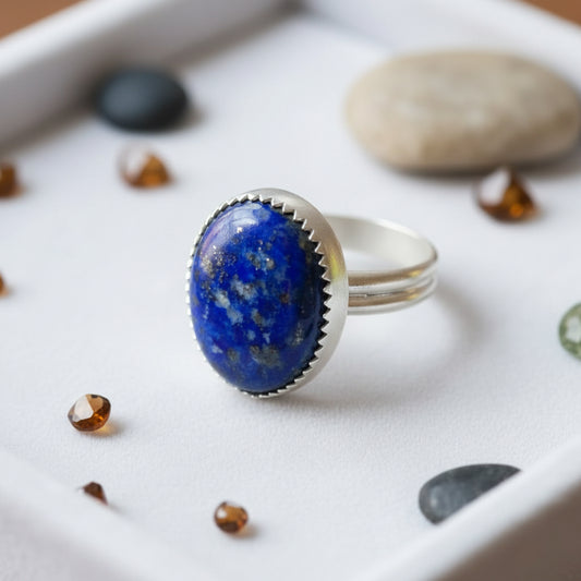 Class at Clay Revolution in Madison, NC. Creating a stone ring. DIY jewelry