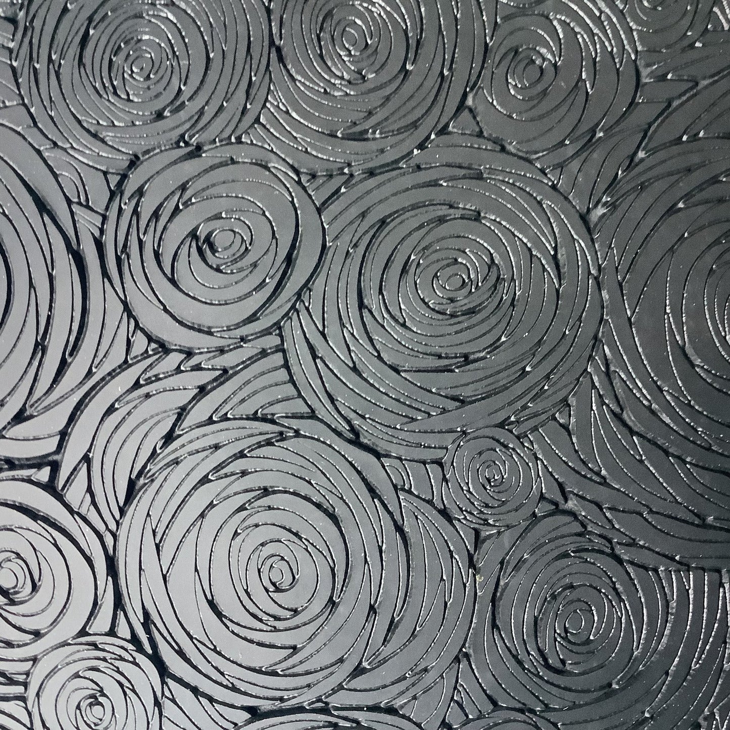Cottage Rose Rubber Stamp Texture Sheet Mat for polymer clay metal clay mixed media art