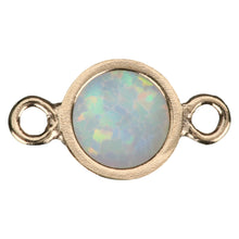 Cargar imagen en el visor de la galería, Bella Opal Connecter in Gold Filled for Permanent Jewelry, 4mm, 14k Gold Fill