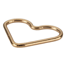 Cargar imagen en el visor de la galería, Heart Jump Ring for Permanent Jewelry, Gold-Filled