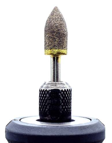 D1/D2 Bullet Rotary Tools, 3 mm Shaft 80# or 170# - Clay Revolution