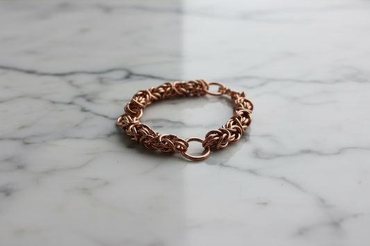 Chainmaille Basics: The Byzantine Bracelet in Copper with Deb Mauser Madison, NC April 24, 2026