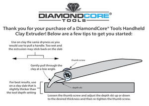 Handheld Clay Extruders Diamond Set