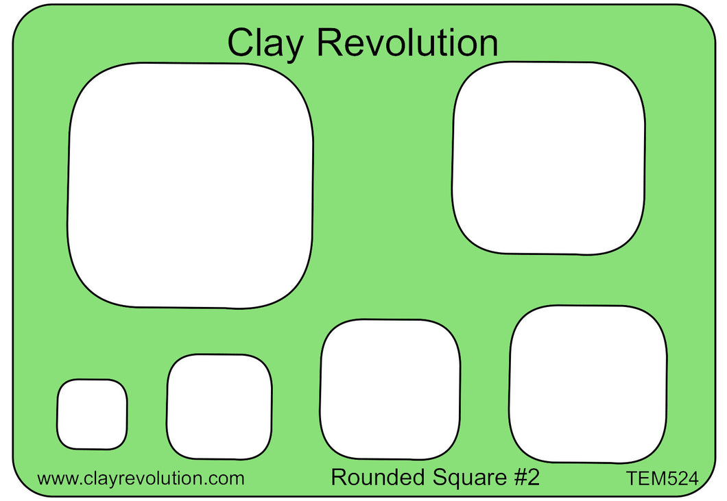 Rounded Square #2 Template