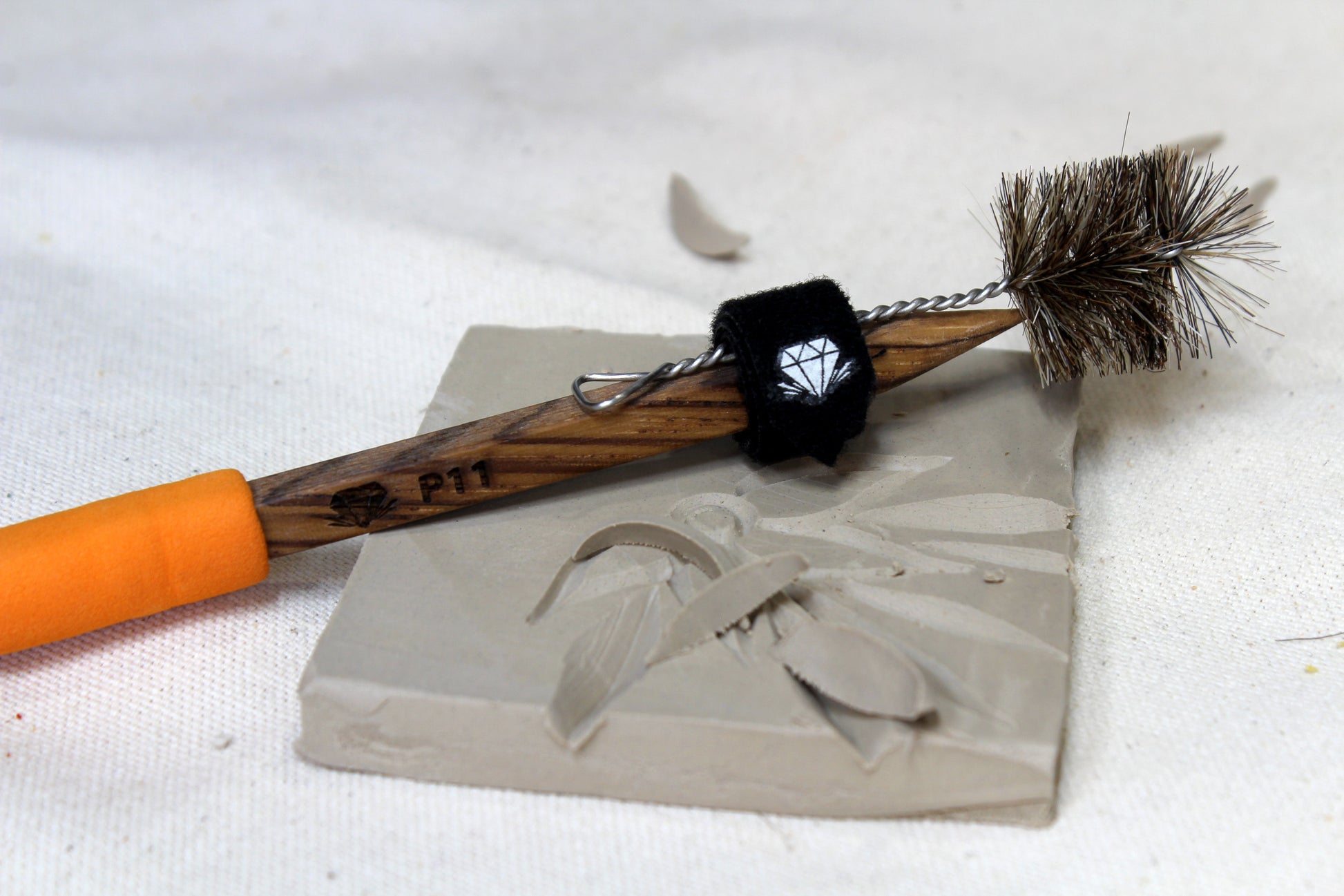 Finger Brush — Rough, Medium, Fine (Sold Individually) - Clay Revolution