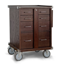 Cargar imagen en el visor de la galería, Dark Oak 5-Drawer Roller Cabinet GI-R20-D - Gerstner International