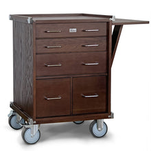 Cargar imagen en el visor de la galería, Dark Oak 5-Drawer Roller Cabinet GI-R20-D - Gerstner International