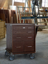 Cargar imagen en el visor de la galería, Dark Oak 5-Drawer Roller Cabinet GI-R24-D - Gerstner International