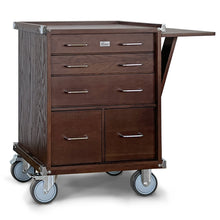 Cargar imagen en el visor de la galería, Dark Oak 5-Drawer Roller Cabinet GI-R24-D - Gerstner International