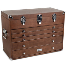 Cargar imagen en el visor de la galería, Dark Oak 5-Drawer Top Chest - Gerstner International, GI-T20-D