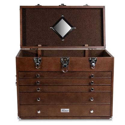 Dark Oak 5-Drawer Top Chest - Gerstner International, GI-T20-D