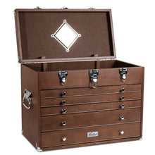 Cargar imagen en el visor de la galería, Dark Oak 5-Drawer Top Chest - Gerstner International, GI-T20-D
