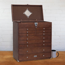 Load image into Gallery viewer, Dark Oak 11-Drawer Classic American Style Top Chest GI-T22-D, Gerstner International