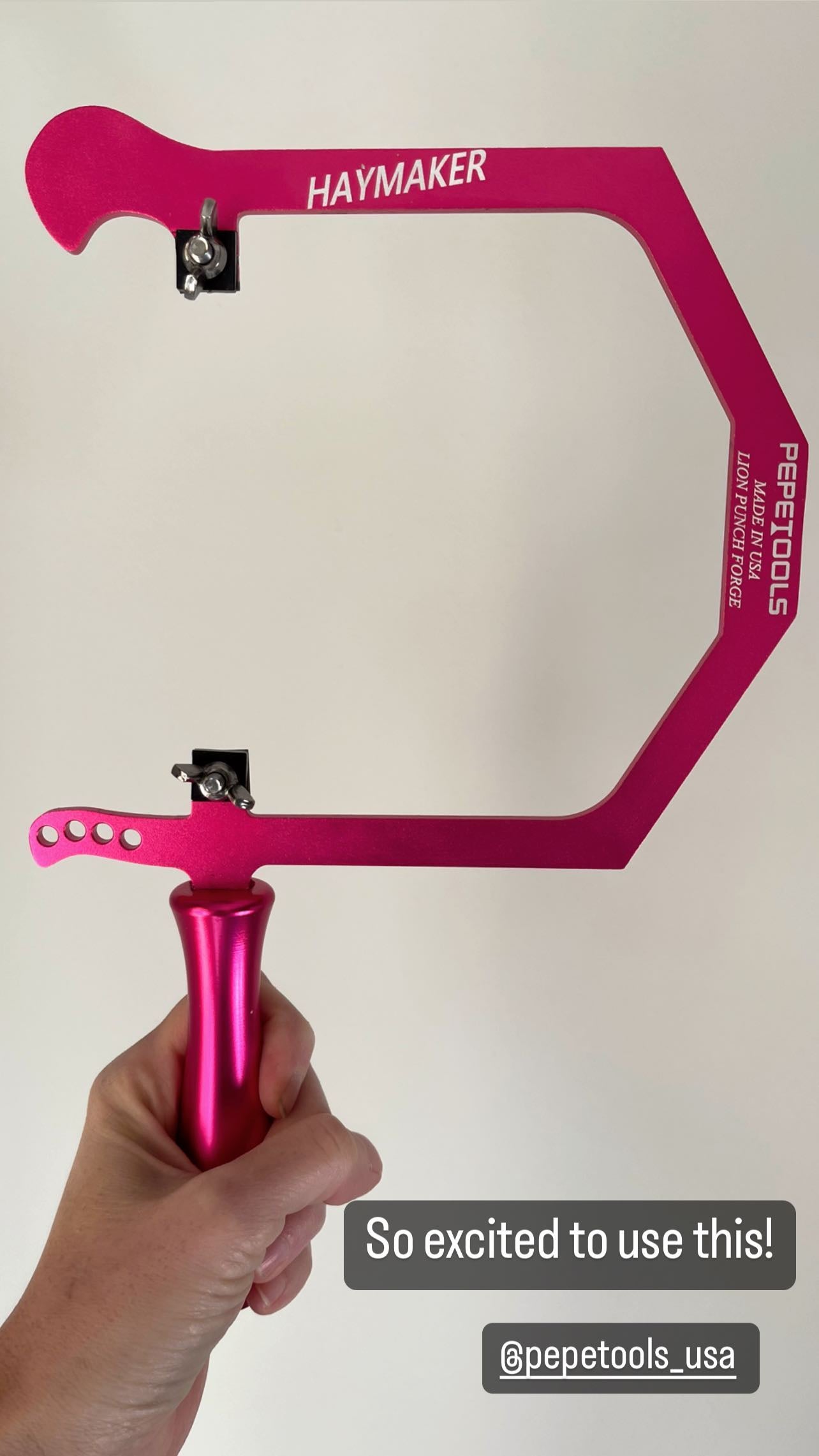 Haymaker Saw in Bright Pink, Special Edition - Clay Revolution